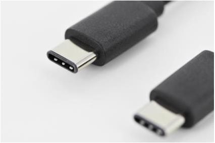ASSMANN - USB-kabel - USB-C (hann) til USB-C (hann) - USB 2.0 - 1.8 m - formstøpt - svart