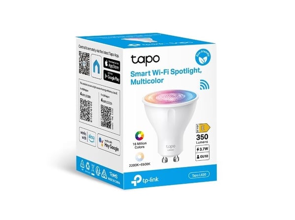 TP-Link Tapo L630, Älylamppu, Wi-Fi, Valkoinen, LED, GU10, Multi