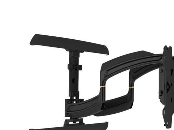 Chief Thinstall Medium 25" Extension Dual Arm Wall Mount - For Displays 32-65" - Black - Monteringssett (tippeveggmontering) - for flatpanel - svar...