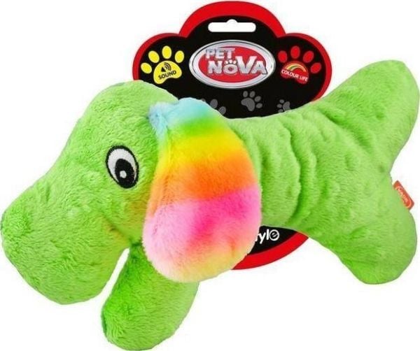 Aqua Nova DOG LIFE STYLE plysj-leketøy grønn hund Aqua Nova DOG LIFE STYLE plysj-leketøy grønn hund