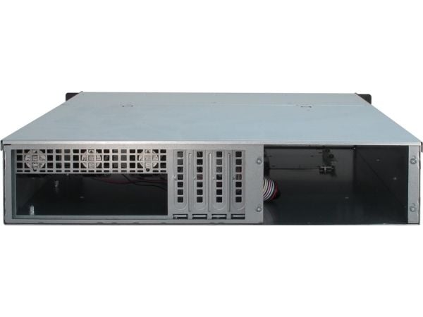 Inter-Tech IPC 2U-2404L - Rackmonterbar 2U - micro ATX - SATA/SAS - hot-swap - ingen strømforsyning (ATX) - USB