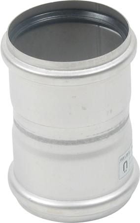 Blücher dobb.stikmf.75mm - m.O-ring AISI 316L.Syrefast stål