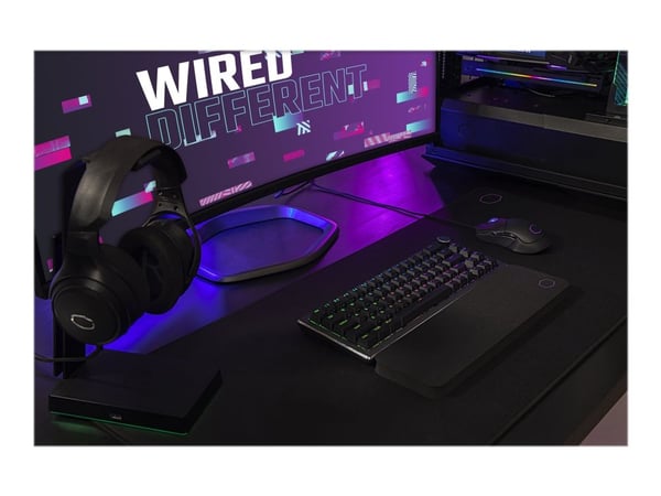 Cooler Master MM310 - Mus - høyrehendt - 6 knapper - kablet - USB - svart