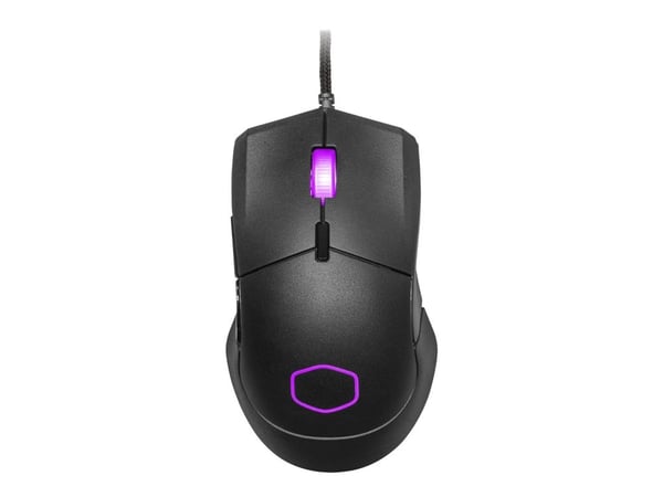 Cooler Master MM310 - Mus - høyrehendt - 6 knapper - kablet - USB - svart