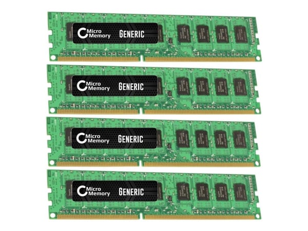 CoreParts - DDR3 - sats - 32 GB: 4 x 8 GB - DIMM 240-pin - 1600 MHz / PC3-12800 - ej buffrad - ECC