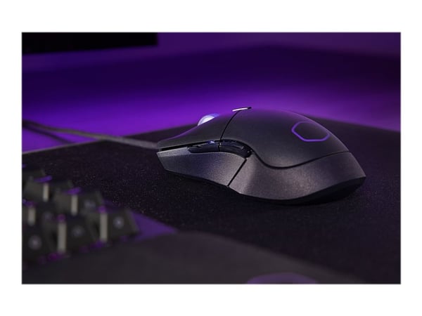 Cooler Master MM310 - Mus - høyrehendt - 6 knapper - kablet - USB - svart