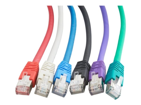 Cablexpert - Koblingskabel - RJ-45 (hann) til RJ-45 (hann) - 5.9 mm - skjermet, beskyttet tvunnet parkabel (STTP) - CAT 6a - halogenfri, formstøpt,...
