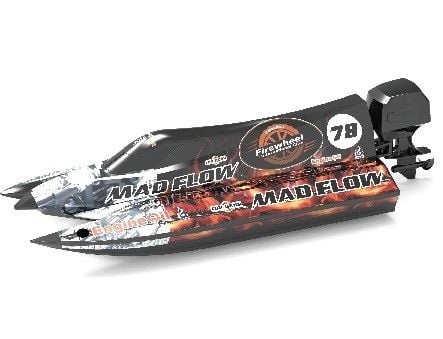 Mad Flow V3 Brushless Fjernstyret speedbåd (inkl. batteri+oplader) Mad Flow V3 Brushless Fjernstyret speedbåd (inkl. batteri+oplader)