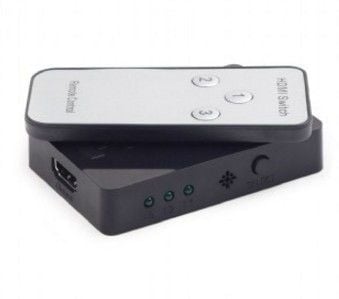 Cablexpert DSW-HDMI-34 - Video/audio switch - 3 x HDMI - stasjonær