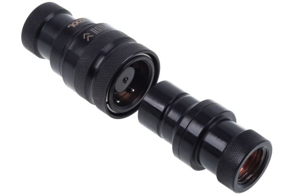 Alphacool Eiszapfen Connector Series Quick Release Connector Kit - Armatur for væskekjølesystem - mørkesvart
