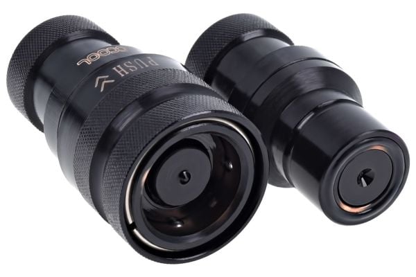 Alphacool Eiszapfen Connector Series Quick Release Connector Kit - Armatur for væskekjølesystem - mørkesvart