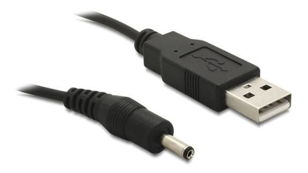 DeLOCK USB cable Power-Kabel,3,1mm Hohlst., 1,5 m, USB A
