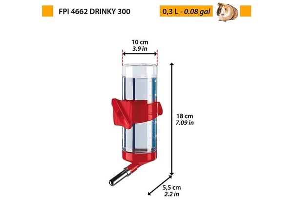 Ferplast Drinky drikkeskål 300 ml