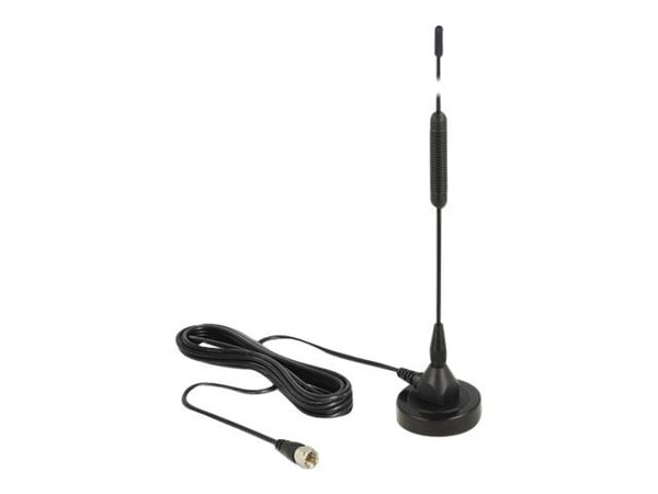 DeLOCK 12412, 0.174 - 0.24 GHz, 50 O, Ympyräsäteilyantenni, F-tyyppi, 2,0:1, 2 m