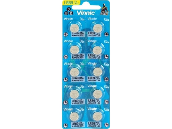 Vinnic LR69 mini-batteri, 10 st