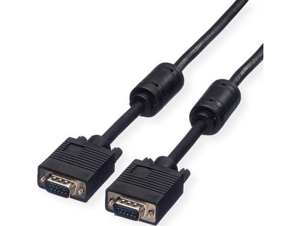 Equip 118814, 10 m, VGA (D-Sub), VGA (D-Sub), VGA (D-Sub), Hanstik, Hanstik, Musta