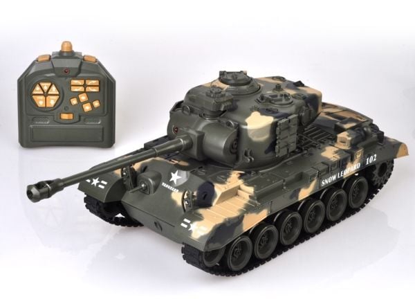 ZEGAN USA M26 Fjernstyret Airsoft Tank 1:18