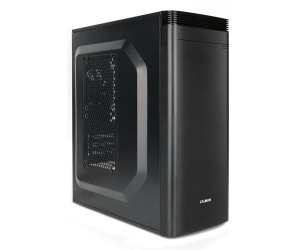 Zalman T5 - Tower - micro ATX - ingen strømforsyning (ATX12V) - børstet aluminiumssvart - USB/lyd