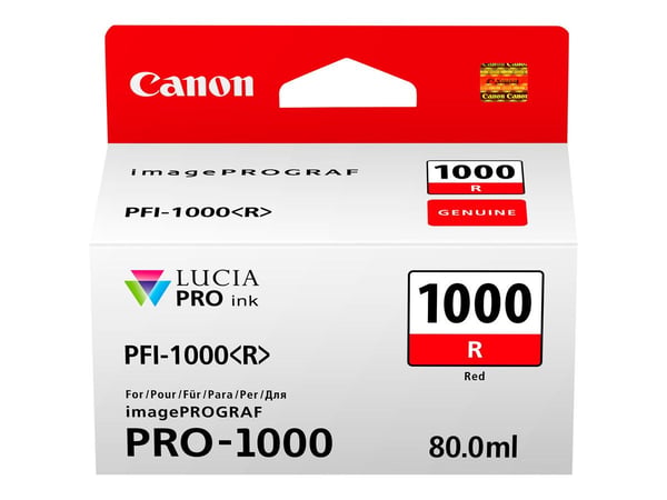 Canon 0554C001, Punainen, Väriainepohjainen muste, 80 ml, 5355 sivua