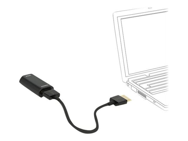 Delock - Videokonverterare - HDMI - VGA - detaljhandel