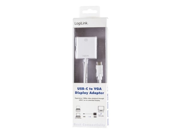 LogiLink - Ekstern videoadapter - USB-C - D-Sub