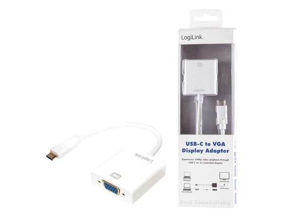 LogiLink - Ekstern videoadapter - USB-C - D-Sub
