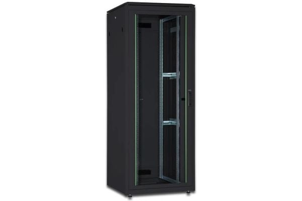 Digitus Unique DN-19 42U-8/10-B-1 - Rack skap - svart, RAL 9005 - 42U - 19"