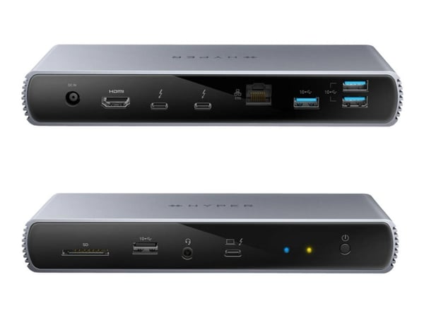Targus HyperDrive - Dockningsstation - USB-C / Thunderbolt 4 - HDMI - 1GbE, 2.5GbE