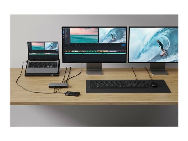 Targus HyperDrive - Dockningsstation - USB-C / Thunderbolt 4 - HDMI - 1GbE, 2.5GbE