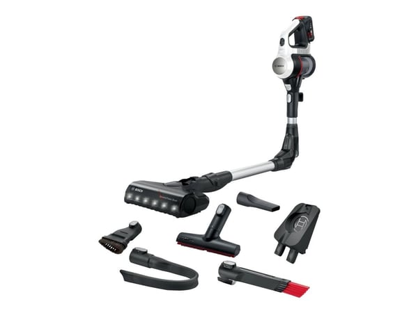 Bosch Unlimited 7 BCS711XXL - Støvsuger - pinne/håndholdt (2-i-1) - uten pose - uten kabel - hvit - 1 batteri, inkludert lader