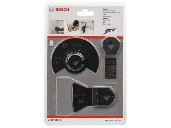 Bosch - Plunge cut and segment saw blade set - for tre, metall - 3 deler - Starlock