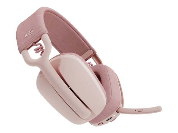 Logitech Zone Vibe 100 - Kuulokkeet - Bluetooth - langaton - Rose
