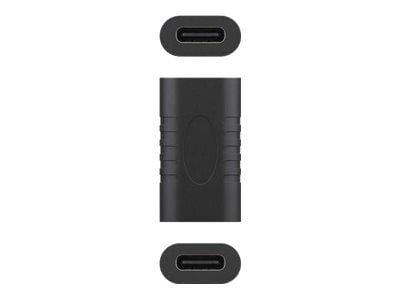 CoreParts - USB-adapter - USB-C (hona) till USB-C (hona) - 5 - 20 V - 2.25 A - svart