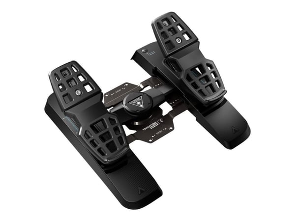Turtle Beach VelocityOne Rudder, Polkimet, PC, Xbox, Xbox One, Xbox Series S, Xbox Series X, Käyttötilapainike, Langallinen, USB, Musta