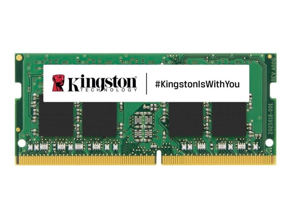 Kingston ValueRAM - DDR4 - modul - 8 GB - SO DIMM 260-pin - 3200 MT/s / PC4-25600 - CL22 - 1.2 V - ikke-bufret - ikke-ECC - for Intel Next Unit of ...