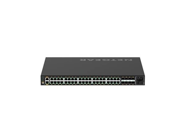 NETGEAR AV Line M4250-40G8F-PoE+ - Switch - L3 - Styrt - 40 x 10/100/1000 (PoE+) + 8 x 1000Base-X SFP - side til side-luftflyt - rackmonterbar - Po...