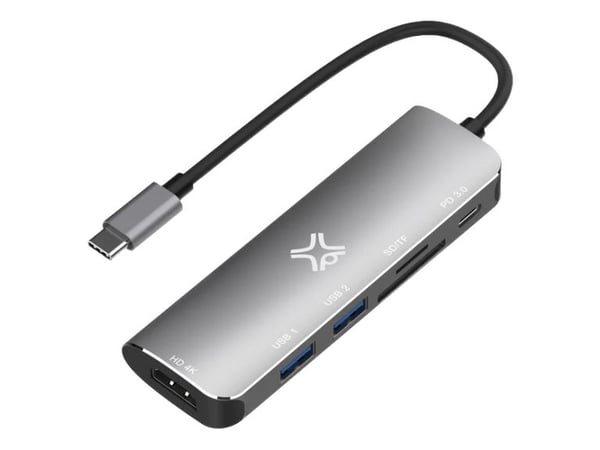 XtremeMac - Dokkingstasjon - USB-C - HDMI
