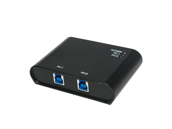 LogiLink UA0216, USB 3.2 Gen 1 (3.1 Gen 1) Type-B, USB 3.2 Gen 1 (3.1 Gen 1) Type-A, 5000 Mbit/s, Musta, Muovi, RoHS