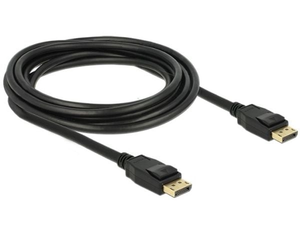 Delock - DisplayPort kaapeli - DisplayPort (han) til DisplayPort (han) - 3 m - haspet - lajittelu