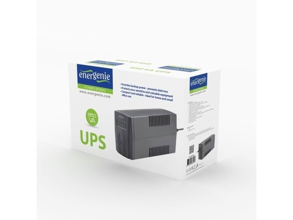 EnerGenie EG-UPS-B850 - UPS - AC 220 V - 510 watt - 850 VA - 8 Ah - utgangskontakter: 2