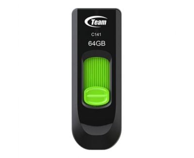 Team USB Disk C145 - USB-flashstasjon - 64 GB - USB 3.0 - gul
