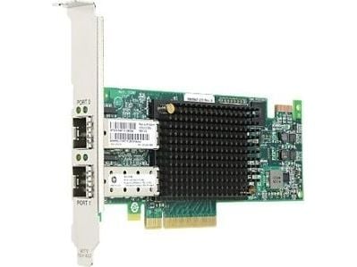 Emulex Gen 6 - Vertbussadapter - PCIe 3.0 x8 lav profil - 16Gb Fibre Channel x 2 - for ThinkSystem SR250; SR530; SR630 V2; SR645; SR650 V2; SR665; ...