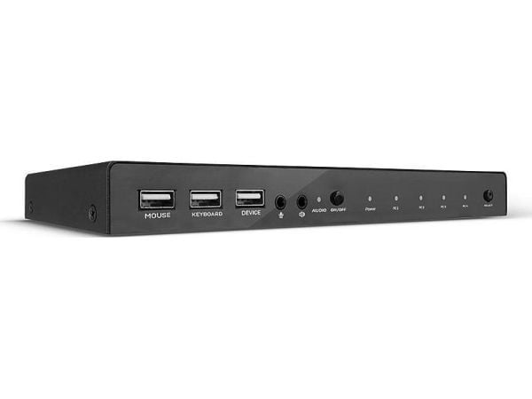 Lindy 32810, 4096 x 2160 piksler, 4K Ultra HD, Svart