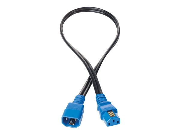 HPE Jumper Cord - Strömkabel - power IEC 60320 C13 till IEC 60320 C14 - AC 250 V - 10 A - 2 m - svart - Världsomspännande - för Apollo 4510 Gen9; M...