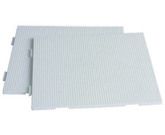 Hama mini 2 stk tappplater firkantet 14,5x14,5 cm