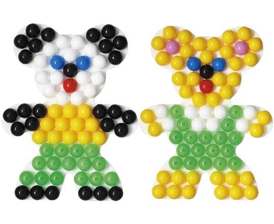 Hama Maxi Stick - Ophængsæske - Bamse - 140 stk. - No. 9668