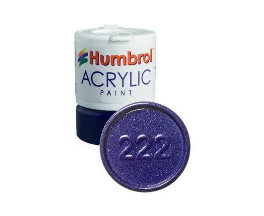 Akrylfärg Moonlight Blue 12 ml – Metallic