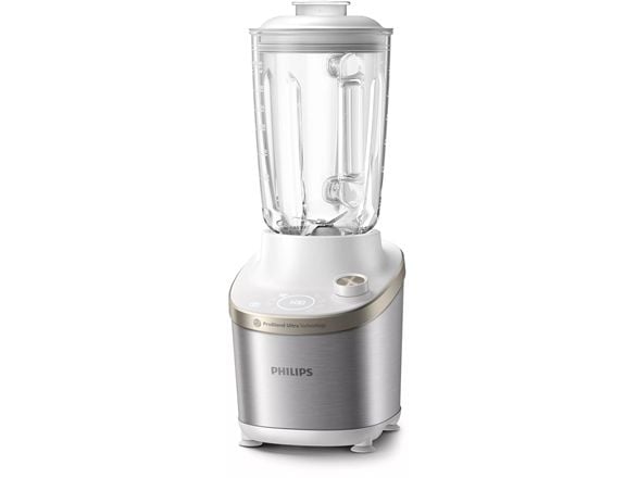 Philips 7000 series HR3760/01, Pöydällä pidettävä tehosekoitin, 2 L, Syke-toiminto, 1500 W, Ruostumaton teräs, Valkoinen