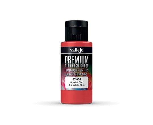 Vallejo 62.034, 60 ml, Röd, Matt, Flaska