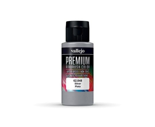 Vallejo 62.048, 60 ml, Sølv, Metallisk, Flaske
